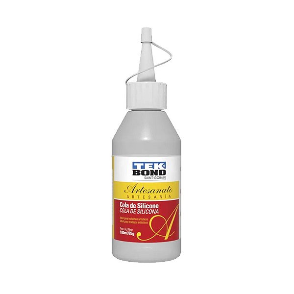 Cola De Silicone P/ Artesanato 100ml/85g Tekbond