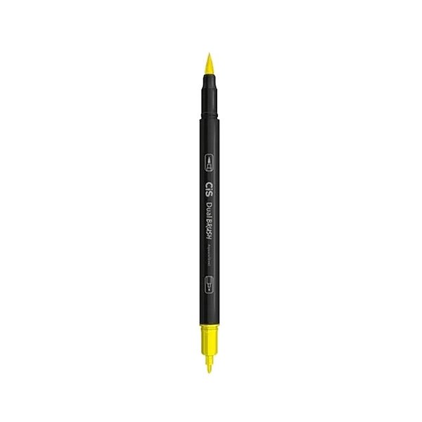 Marcador Artístico Brush Aquarelavel Duas Pontas Vm Cis