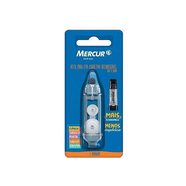 Refil Para Corretivo De Fita 5mmx6m Mercur