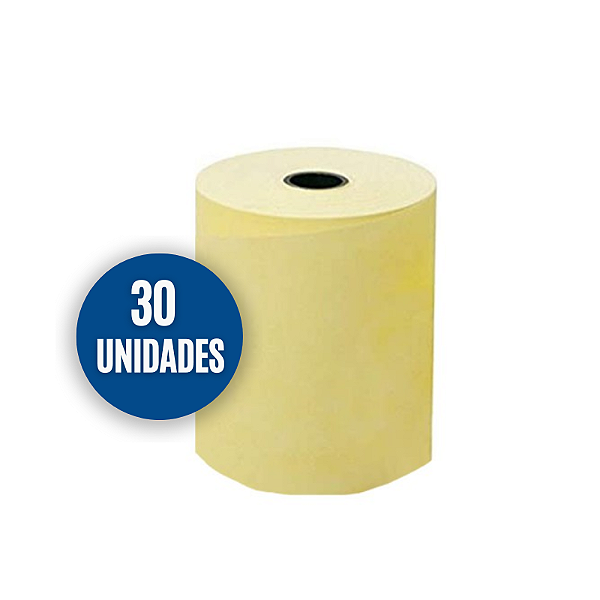 Bobina Térmica 79mmx30m Amarela Thega/Dml Com 30 Unidades