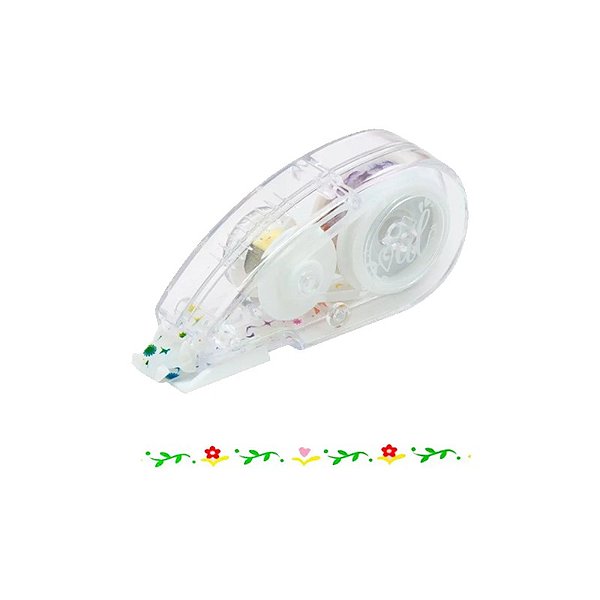 Fita Decorativa Cores Estampada 5mmx3m Brw Flores