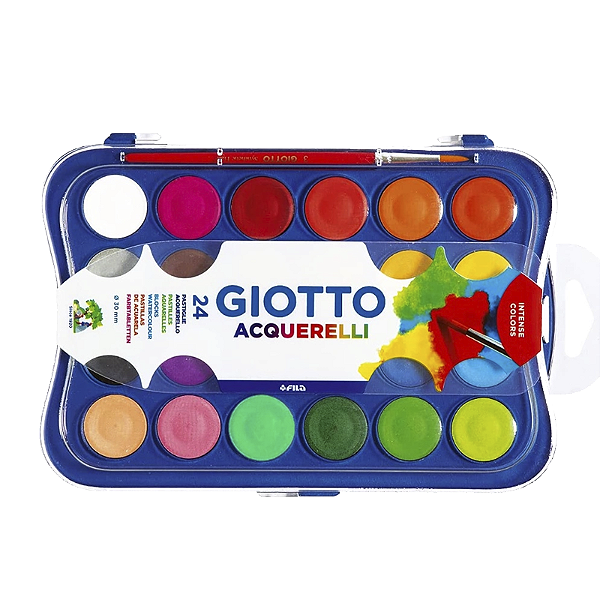 Aquarela Mini 24 Cores Giotto
