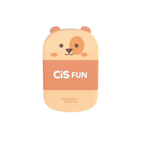 Apontador com borracha Fun Cis