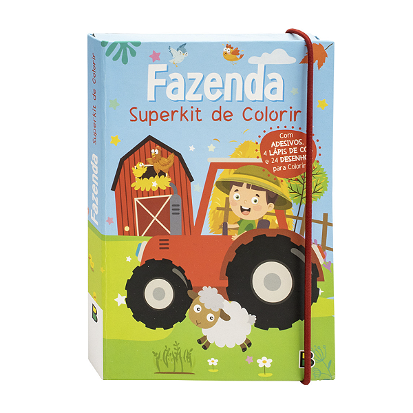 Livro Mãos A Arte Desenhar Apagar E Colorir Animais Da Fazenda Todo Livro -  Shopel Papelaria