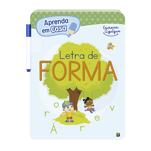 Livro Aprenda Em Casa Letra De Forma Todo Livro