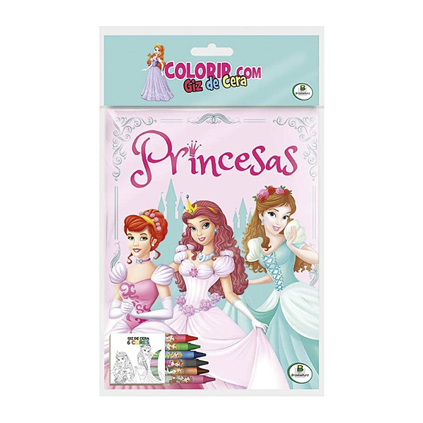 Livrinho para Colorir Das Princesas