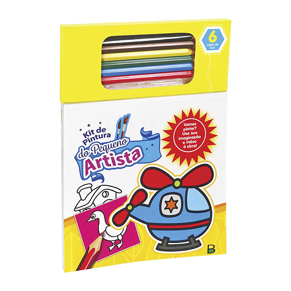 Kit De Pintura Pequeno Artista Amarelo Todolivro