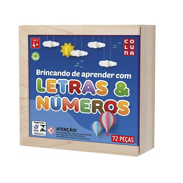 Jogo Brincando De Aprender Com Letras E Números Gala