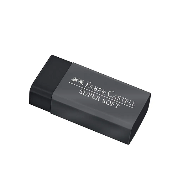 Borracha Super Soft Preta Dust Free Pequena Faber Castell