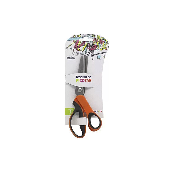 Tesoura De Picotar Profissional Metal Leoarte