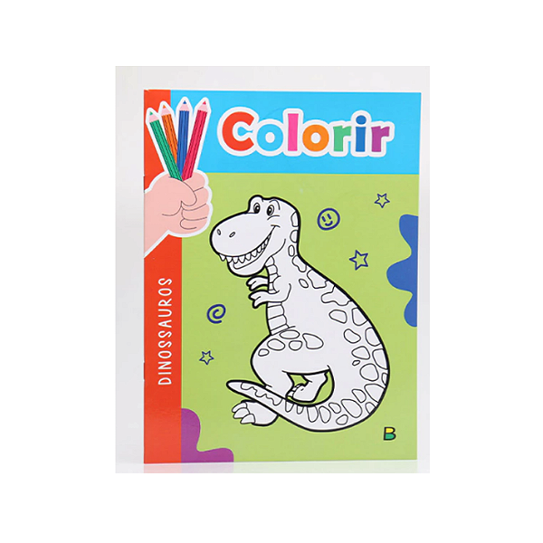 Livro Para Colorir Dinossauros Brasileitura