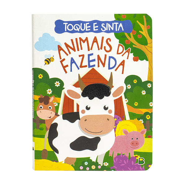 Livro Infantil Toque E Sinta Animais Da Fazenda Todo Livro