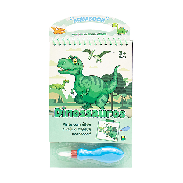 Livro Infantil Aquabook Dinossauro Todo Livro