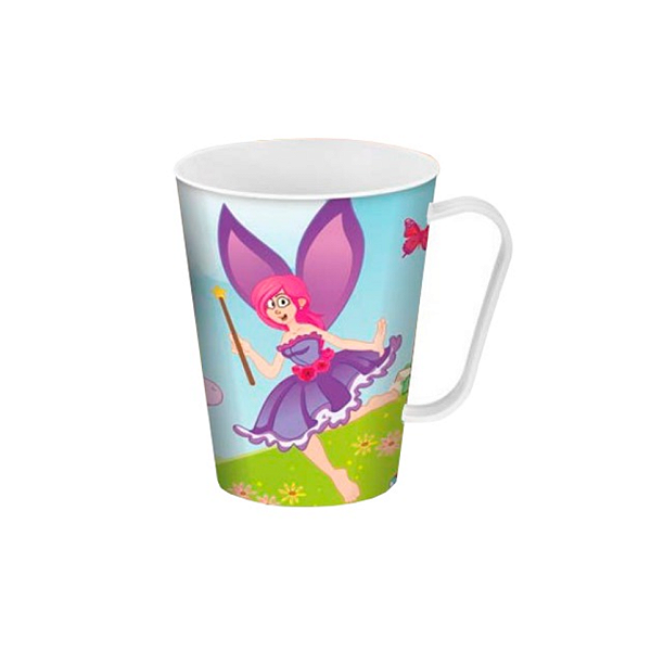 Caneca infantil plastica 430ml kozi