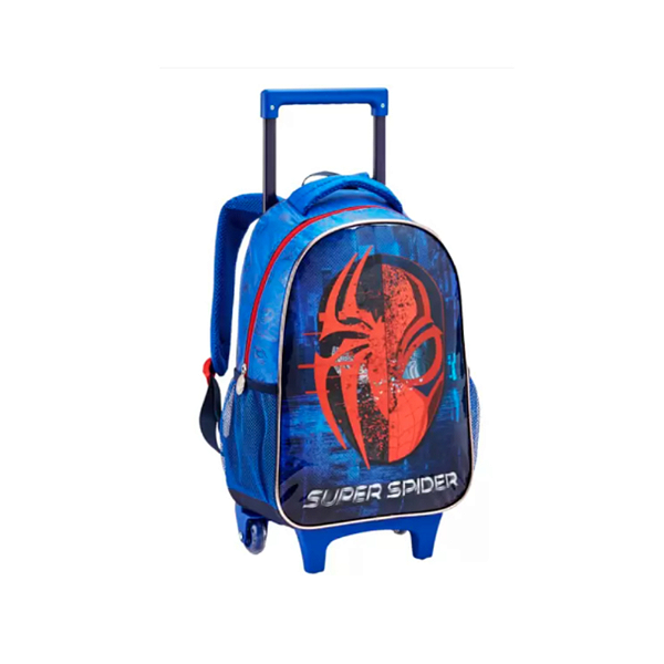 Mochilete infantil azul/ vermelho super spider seanite