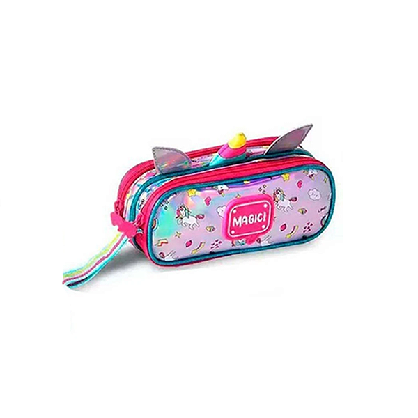 Estojo duplo magic unicornio clio