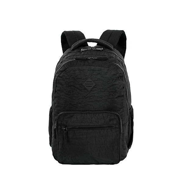 Mochila de costas college crinkle preto sestini