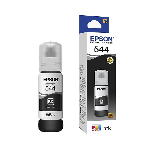 Refil de tinta 544 120 preto 65ml Epson
