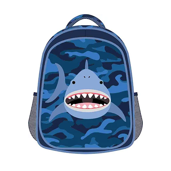 Mochila infantil 3D tubarão yins kids