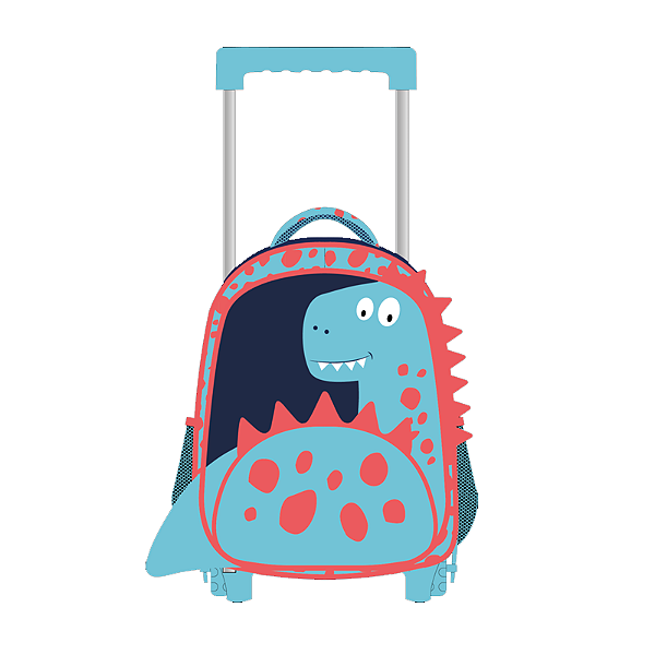 Mochilete infantil 3D dino yins kids