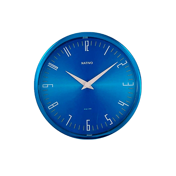 Relógio redondo 22,5 azul Jubilee nativo