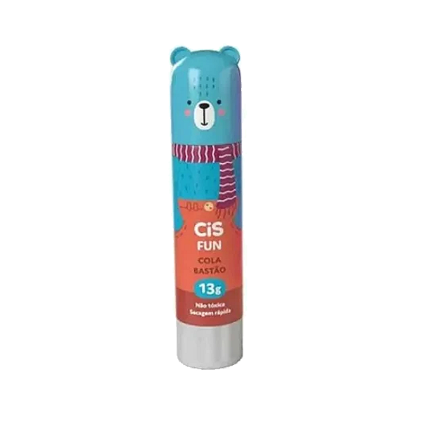 Cola bastão fun colorida 13gr Cis