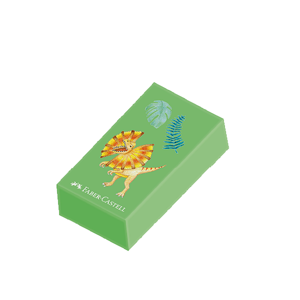 Borracha de dinossauro colorida Faber castell