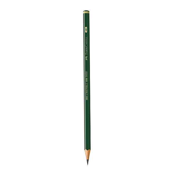 Lápis preto 9000 4B faber castell