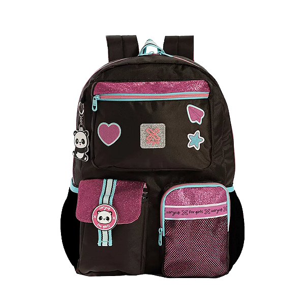 Mochila de costas utility panda preto xeryus