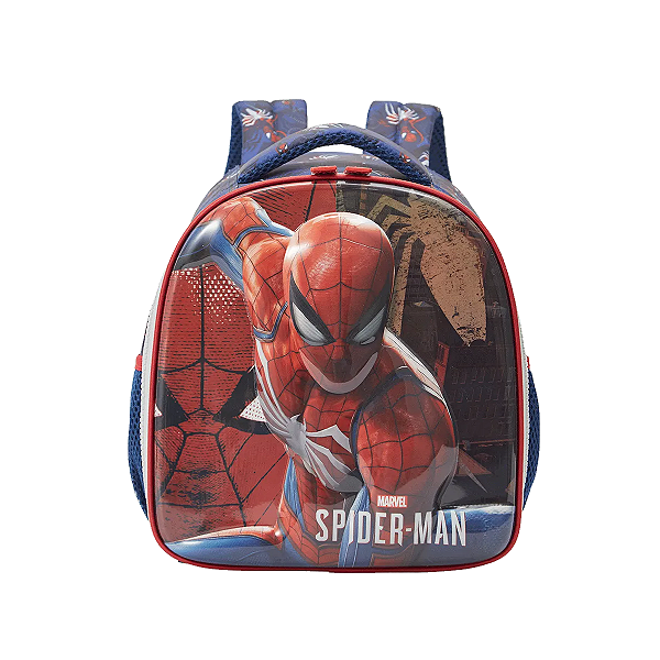 Lancheira infantil térmica homem aranha 3D xeryus
