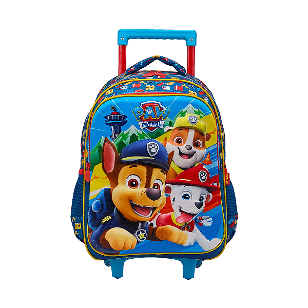 Mochilete infantil patrulha canina azul 3D xeryus
