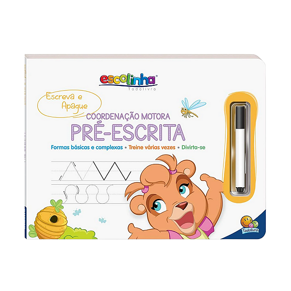 Escolinha Escreva e Apague Coordenação Motora todolivro