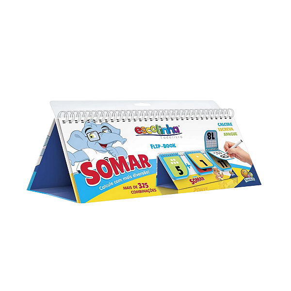 Lip-book Escolinha Combinações Divertidas Somar TodoLivro