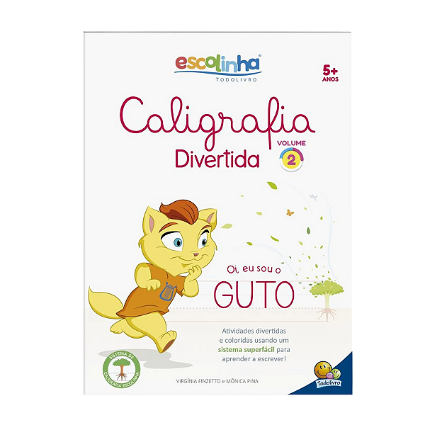 Livro Escolinha Caligrafia Divertida V2 TodoLivro