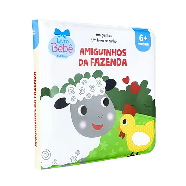 Livro de Banho Amiguinhos da Fazenda TodoLivro