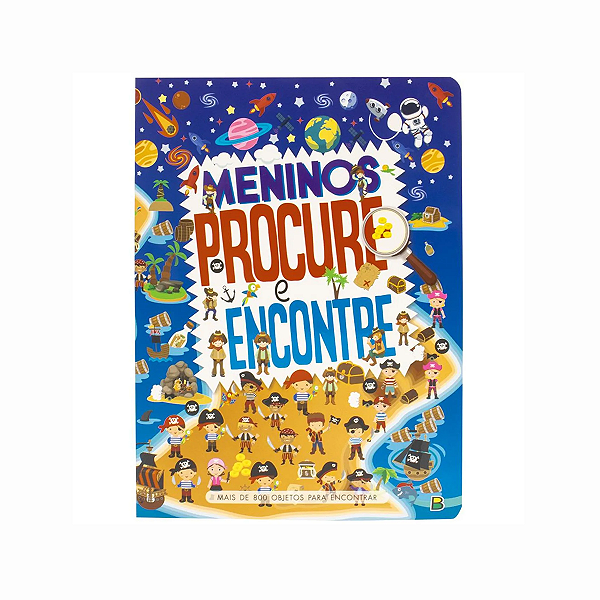 Livro infantil procure e encontre meninos todolivro