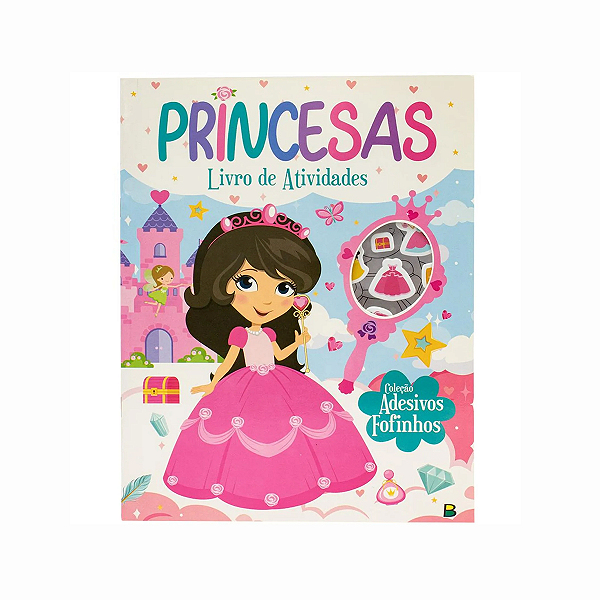 Livro infantil adesivo fofinhos princesas todolivro