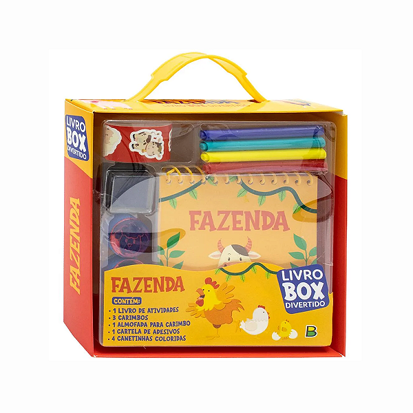 Livro Box Infantil Fazenda TodoLivro