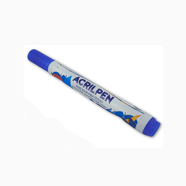 Marcador para Tecido Azul Acrilpen Acrilex