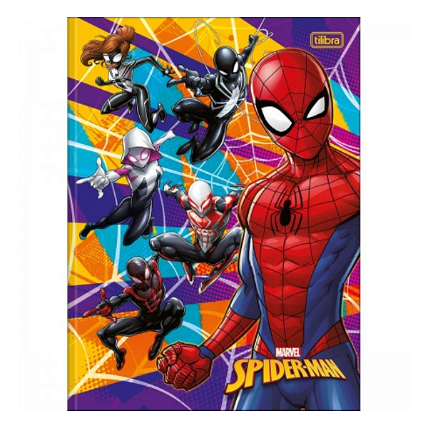Caderno Brochurão Cd 48 folhas Spider Man