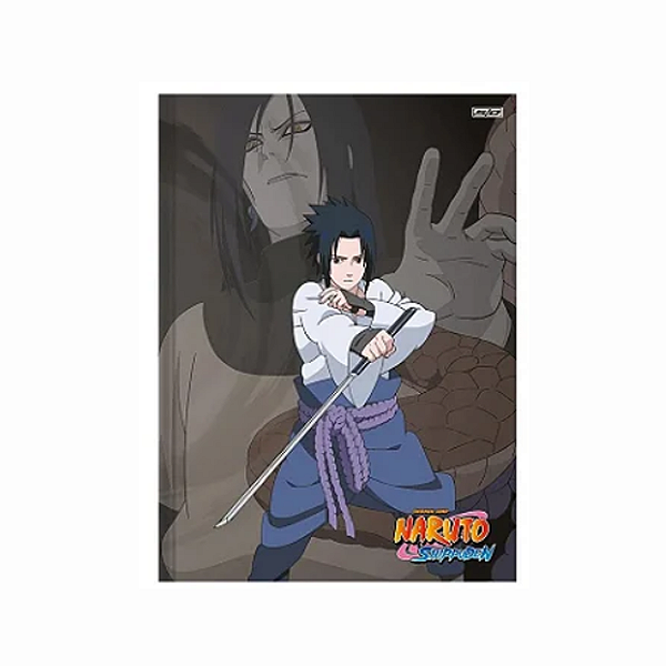 Caderno Brochura 1/4 Capa dura Naruto 80fls SD