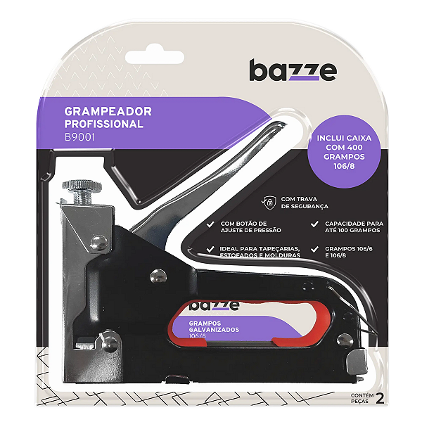 Grampeador Profissional B9001 Bazze