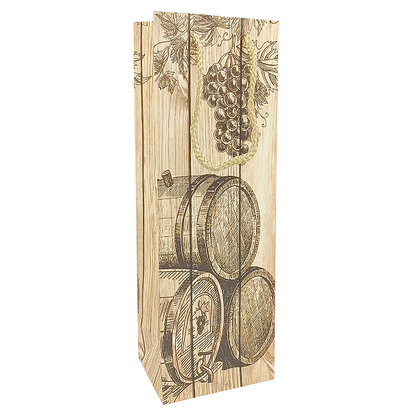 Sacola para Presente de Vinho Yins