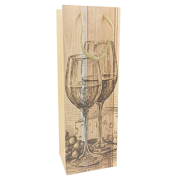 Sacola p/ Presente de Vinho Yins