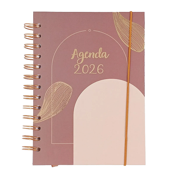 Agenda 2026 Espiral Cd 168 folhas Folhagem Interponte