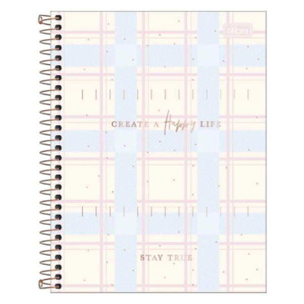 Caderno Capa dura Colegial 10mat/160fls Soho Tilibra