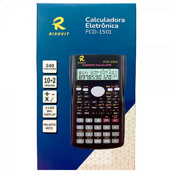 Calculadora Eletrônica FCD-1501 Risovit