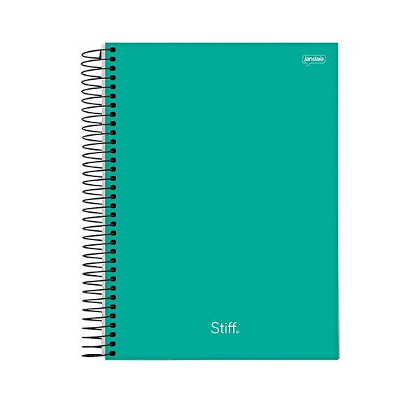 Caderno Espiral Capa Dura Universitário 01Mat/80fls Stiff Cores Jandaia