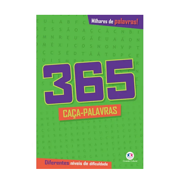 Livro 365 Caça-Palavras Ciranda Cultural