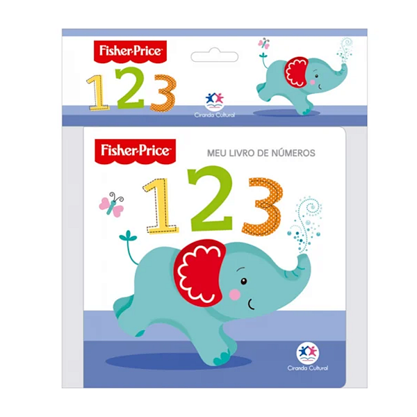 Livro Infantil Banho Fisher Números  Fisher Price Ciranda Cultural